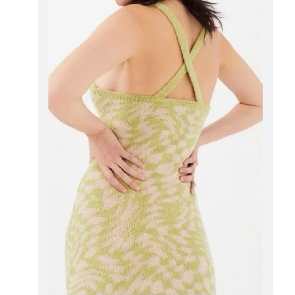FOR LOVE AND LEMONS Lime Patterned Mini Dress - Picture 4 of 7